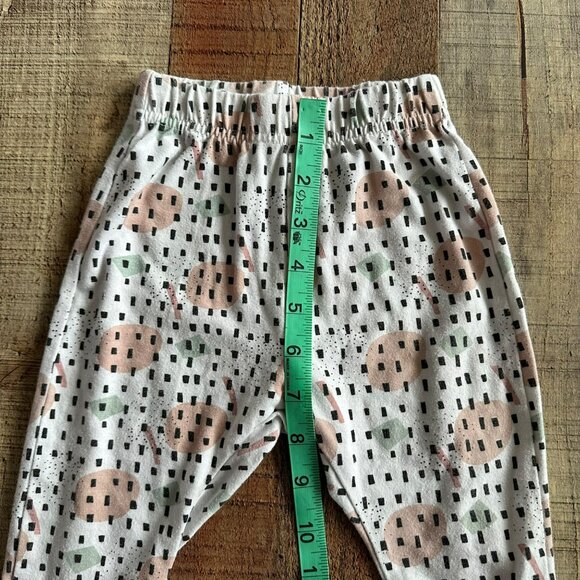 Chick Pea Girls Size 6-9M Geometric Shape Pattern Pants with Cuffed Ankles - Picture 3 of 6